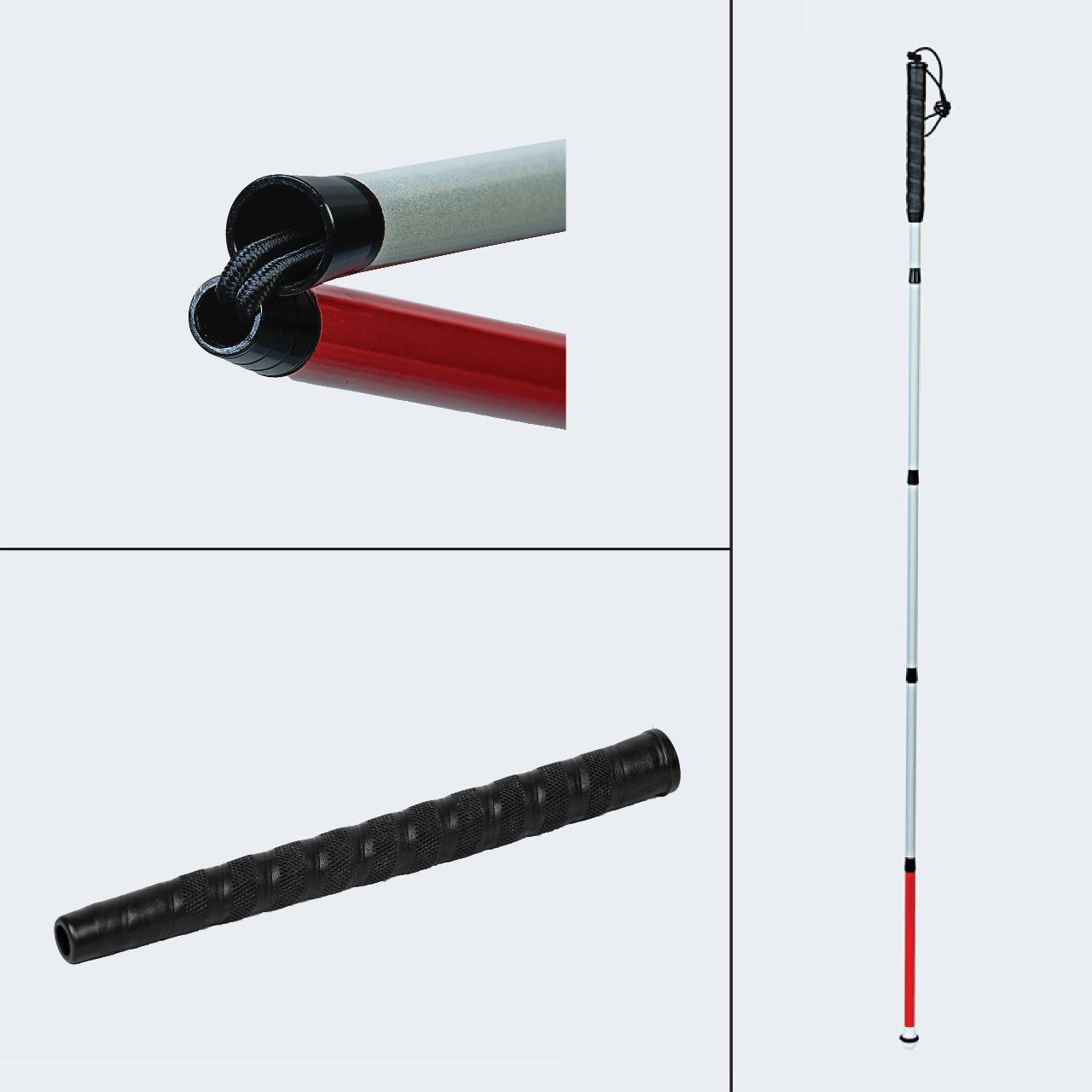 Premium Graphite Mobility Cane Standard Handle Ambutech