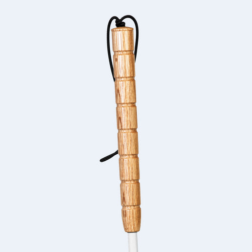 Premium Graphite Mobility Cane - Wood Handle