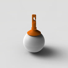 Load image into Gallery viewer, Hook On High Mileage Rolling Ball Tip, Orange Stem
