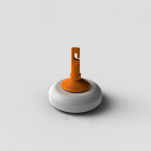 Load image into Gallery viewer, Hook On Jumbo Roller Tip, Orange Stem